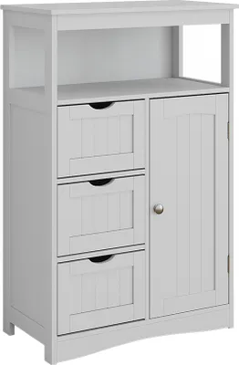 Image de Armoire Midischrank Vicco Bianco Blanc 56x86.5cm avec tiroirs, Model 54449