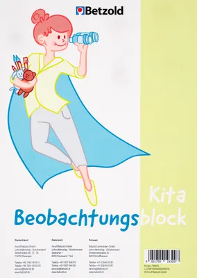 Produktbild von Betzold Beobachtungsblock Kita, DIN A4