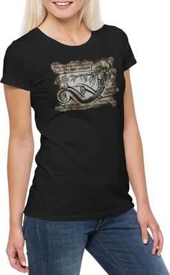 Produktbild von Urban Backwoods Cthulhu Necronomicon Piece, Damen T-Shirt, Farbe: Schwarz, Größe: L