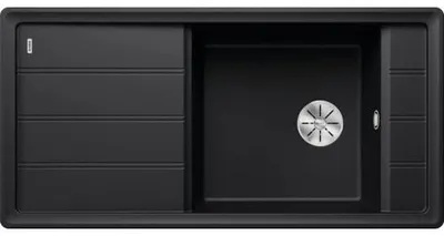 Produktbild von Spüle Blanco FARON XL 6 S 100 x 50 cm schwarz 525896
