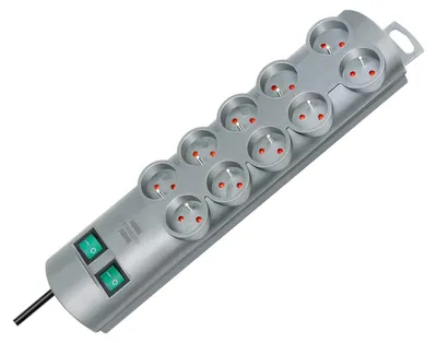 Produktbild von Brennenstuhl Primera-Line Steckdosenleiste 10-fach, 2m mit Schaltern