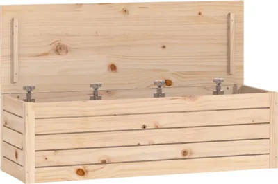 Immagine prodotto di vidaXL Cassapanca 109x36,5x33 cm in legno di pino massiccio