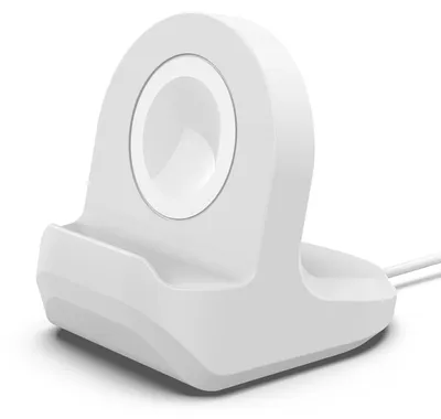 Productafbeelding van Siliconen oplaadhouder voor smartwatches, accessoire voor de Google Pixel Watch, wit