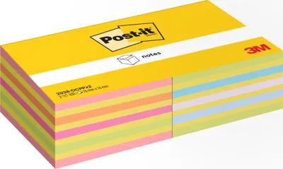 Image de Post-it Post-it 2028-OCPPX2 76x76mm 450Flort 2pcs