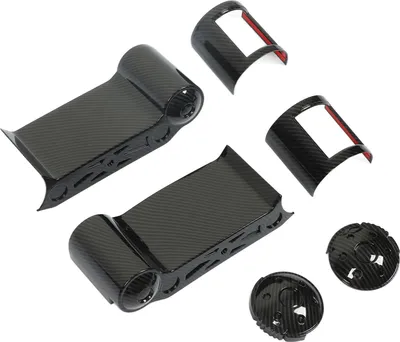 Imagen del producto de Cubierta de ventilación lateral, estilo fibra de carbono, repuesto para FJ CRUISER XJ10, modelos 2007-2021