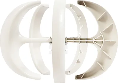 400W 12V Windturbine Generator Kit – Vertikale Wi Produktbild-Vorschau 4