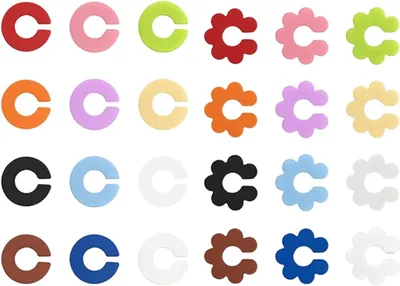 Immagine prodotto di Marcatori in silicone riutilizzabili e colorati per bicchieri da vino, set da 24 pezzi, ideali per champagne e cocktail, perfetti per degustazioni