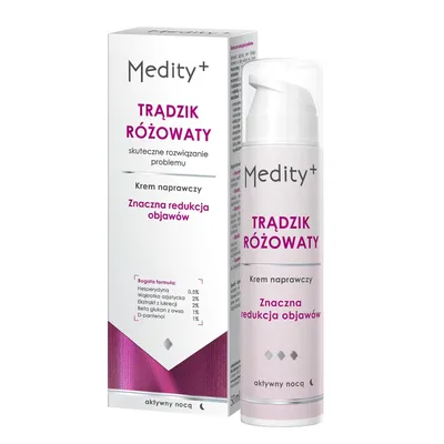 Obrázok produktu pre Medity+ ROSACEA regeneračný nočný krém 50 ml
