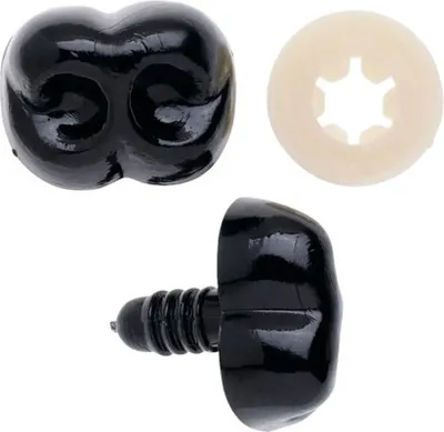 Produktbild von Bastel-Nase Kunststoff schwarz 20 mm