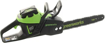 Obrázek produktu pro Greenworks GD60CS40, 40 cm, Bezkartáčový, 20 m/s, Černá, Zelená, Baterie, 4 Ah