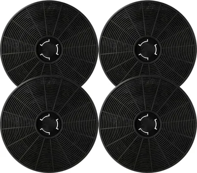 Produktbild von vhbw 4x Aktivkohlefilter kompatibel mit Respekta CH44090BSA+, CH42090BSA, CH44060BSA+, CH11050IS, CH11050IW, CH42060BSA Dunstabzugshaube - 16 cm
