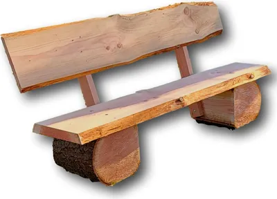 Produktbild von Parkbank Bohlenbank rustikal Gartenbank - (4368)
