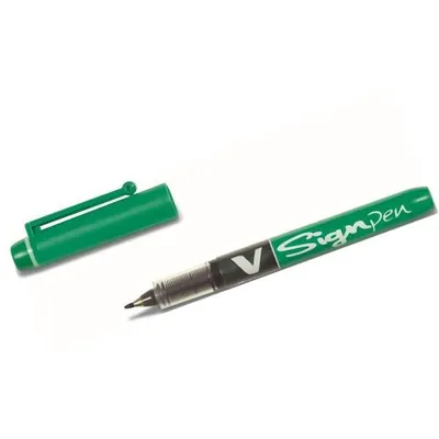 Image de PILOT 143687 PILOT Feutre V Sign Pen, vert