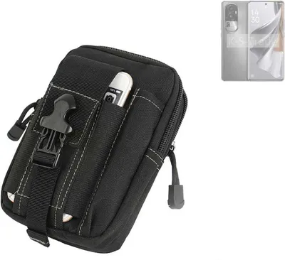 Produktbild von K-S-Trade Gürtel Tasche kompatibel mit Oppo Reno10 Pro Gürteltasche Holster Schutz Hülle Handy Hülle Smartphone outdoor Handy-Hülle schwarz