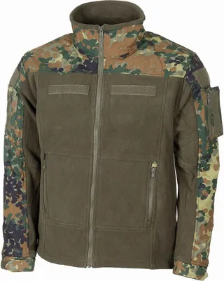 Produktbild von MFH Professional Fleece-Jacke, "Combat", flecktarn