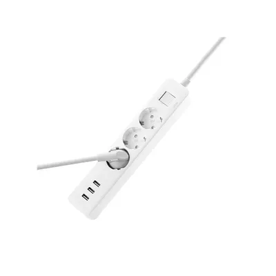 Produktbild von Xiaomi Mi Power Strip Verlngerungskabel 1,4 m 3 AC-Ausgnge Drinnen Wei