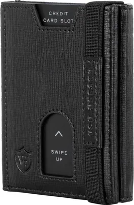 Produktbild von Slim Wallet mit XL Münzfach & RFID-Schutz - Leder Geldbeutel - Mini Geldbörse für Herren und Damen - Kartenetui Echtleder Karten Portemonnaie klein