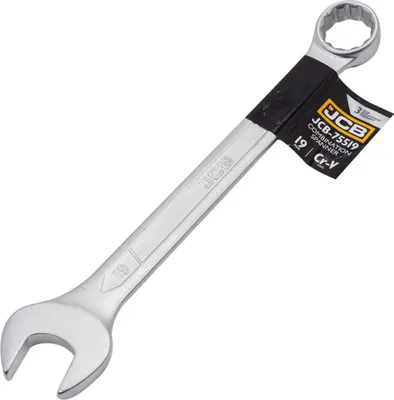 Immagine prodotto di Chiave combinata JCB da 19 mm, chiave a cricchetto, chiave ad anello aperta, chiave a Esagono