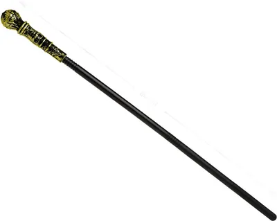 Produktbild von Gehstock Zepter Accessoire gold-schwarz 80 cm - Einheitsgröße