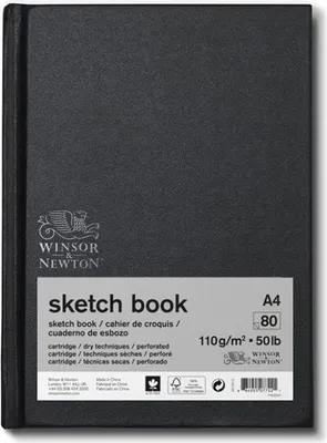 Zdjęcie produktu dla Szkicownik WINSOR & NEWTON, A4 80 arkuszy