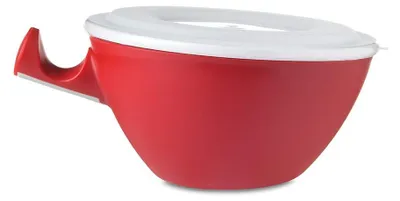 Essschale 750 ml, Rot, mit Deckel, für Mikrowelle & Spüler