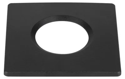 Productafbeelding van SLV Afdekring zwart, vierkant, 1008096, voor inbouwspots IP65, vast