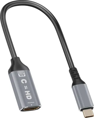 Immagine prodotto di LinQ, adattatore da USB-C a HDMI 4K Design compatto, nero