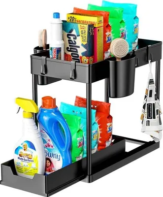Productafbeelding van Famanu Keukenrek - Hoogwaardige organizer voor bij de spoelbak