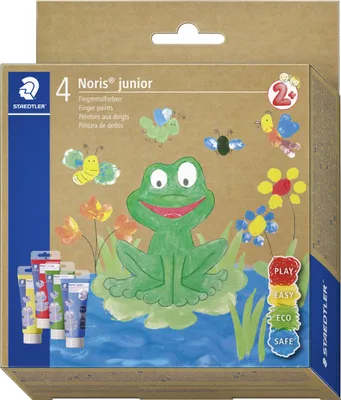 Immagine prodotto di STAEDTLER Colore per pittura a dita Noris junior Set di 4 pezzi al dettaglio