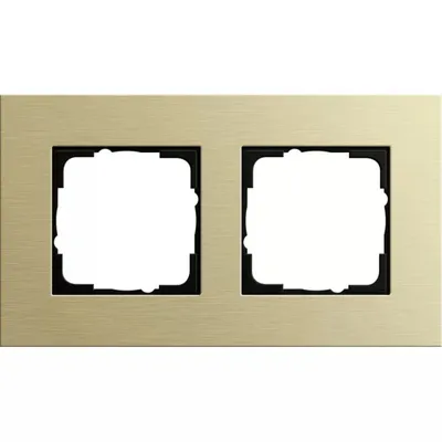 Image de GIRA Cadre de finition double or clair 0212217 (0212217)