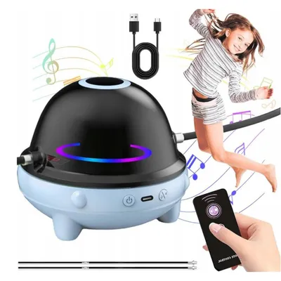 Produktbild von Elektronische Springseil, Intelligente Springseilmaschine, Bluetooth Smart Jump Rope Machine, mit Fernbedienung, LED-Bildschirm, Bluetooth Musik