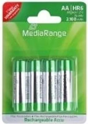 Image de MediaRange Batterie Rechargeable Accu Mignon AA  HR06   4Stk