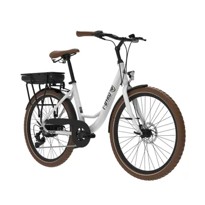 Image de ZMH Vélo électrique 26 pouces Pedelec E-Mountainbike 250 W moteur arrière 7 vitesses dérailleur Shimano 25 km/h avec V-Lock mécanique arrière aluminium