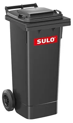Obrázek produktu pro Kontejner na odpad 80 litrů, šedý, kontejner na odpad, kontejner na recyklaci, odpadkový kontejner s víkem, pro tříděný odpad (22117)