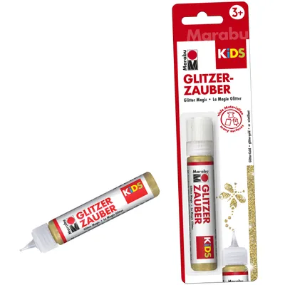Produktbild von Marabu KiDS Glitzerfarbe "Glitzerzauber", glitter-gold