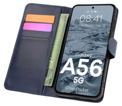 Produktbild von Bizon Case Pocket Samsung Galaxy A56 5G navy blau