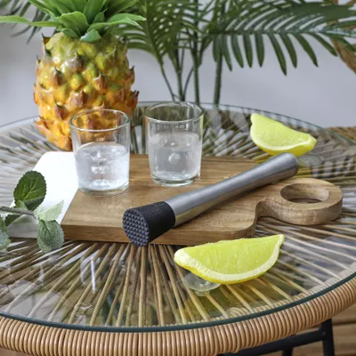 Produktbild von Cocktailstößel aus Edelstahl 20,5 cm