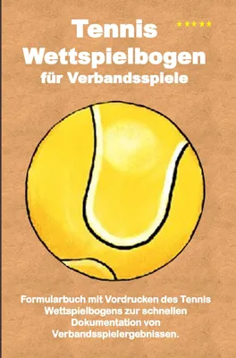 Produktbild von Tennis Wettspielbogen für Verbandsspiele