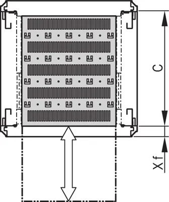 Obrázek produktu pro SCHROFF 19"SHELF TELE.1U C=500 RAL7021 - Rack-Zubehör (21130343)