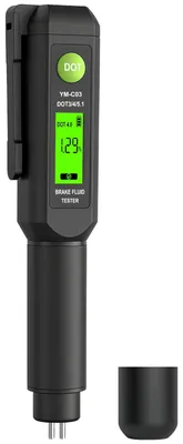Image de Testeur de liquide de frein Testeur de liquide de frein compteur d'humidité - DOT 3, DOT 4 et DOT 5.1 - Écran LCD rétroéclairé - Alarme sonore