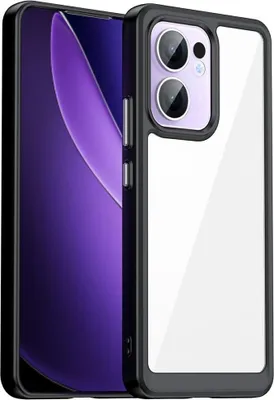 Produktbild von OPPO Reno13 F / FS 5G Hülle - Coverup Transparent ShockProof TPU Back Cover - Schwarz