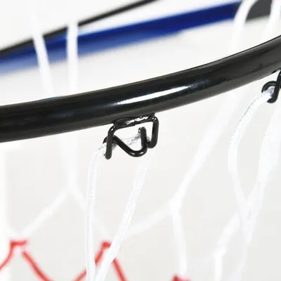 Immagine prodotto di Canestro da basket da montare a parete - 113x61x73 cm - acciaio - include anello e rete - per uso esterno