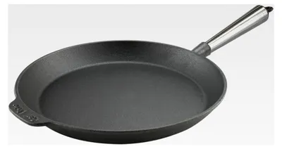 Produktbild von Gusseisen-Bratpfanne 28 cm mit Edelstahlgriff