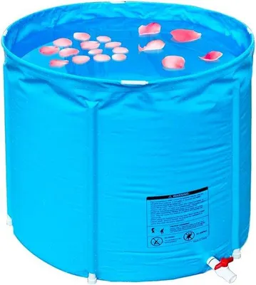 Produktbild von Faltbare Badewanne für Erwachsene 32 Zoll - Für Warm- und Kaltbäder