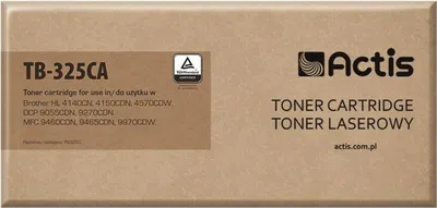 Produktbild von Actis TB-325CA Tonerkartusche (Ersatz für Brother TN-325C; Standard; 3500 seiten; cyan)
