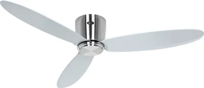 Zdjęcie produktu dla Energooszczędny wentylator sufitowy z pilotem Eco Plano II 132 cm szczotkowany chrom