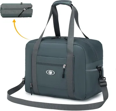 Produktbild von Reisehandgepäck Wochenendtasche, 40x30x20 cm, Faltbare Sporttasche, Wasserdichtes Nylon, für Wizzair