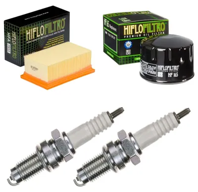 Immagine prodotto di Kit di manutenzione per BMW F 800 e 800 S ABS 2007-2010: filtro aria, filtro olio e candele di accensione di pamoto - Nuovo