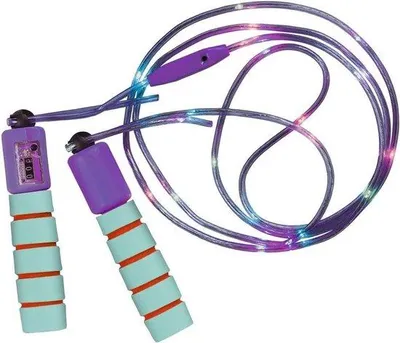 Obrázok produktu pre Nastaviteľná skákacie švihadlo s LED osvetlením, 3 režimy, farebné