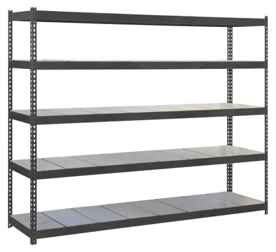 Image de Etagère Sans Vis Ecoforte 1206-5 Metal Antracite/galva Antracite/galva 2000x1200x600 - Simonrack